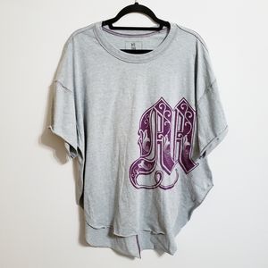 We The Free Oversized Gray Top…S